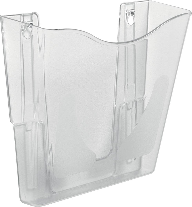 Deflecto toonbankdisplay archivo 2000 archiplay voor aan de muur transparant din a4 polyestyreen