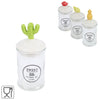 Voorraadpot sweet glas 13cm 4 assorti