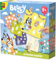 Ses creative bluey - vormen plakken met vingerlijm - knutselen - voor kinderen vanaf 2 jaar - 6 kaarten