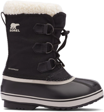 Sorel yoot pac™ nylon wp youth unisex snowboots - black - maat 32