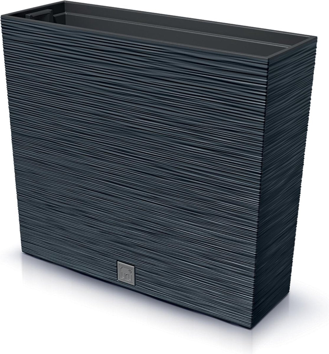 Prosperplast furu case tower - bloempot plantenbak met inzet - voor binnen en buiten - antraciet