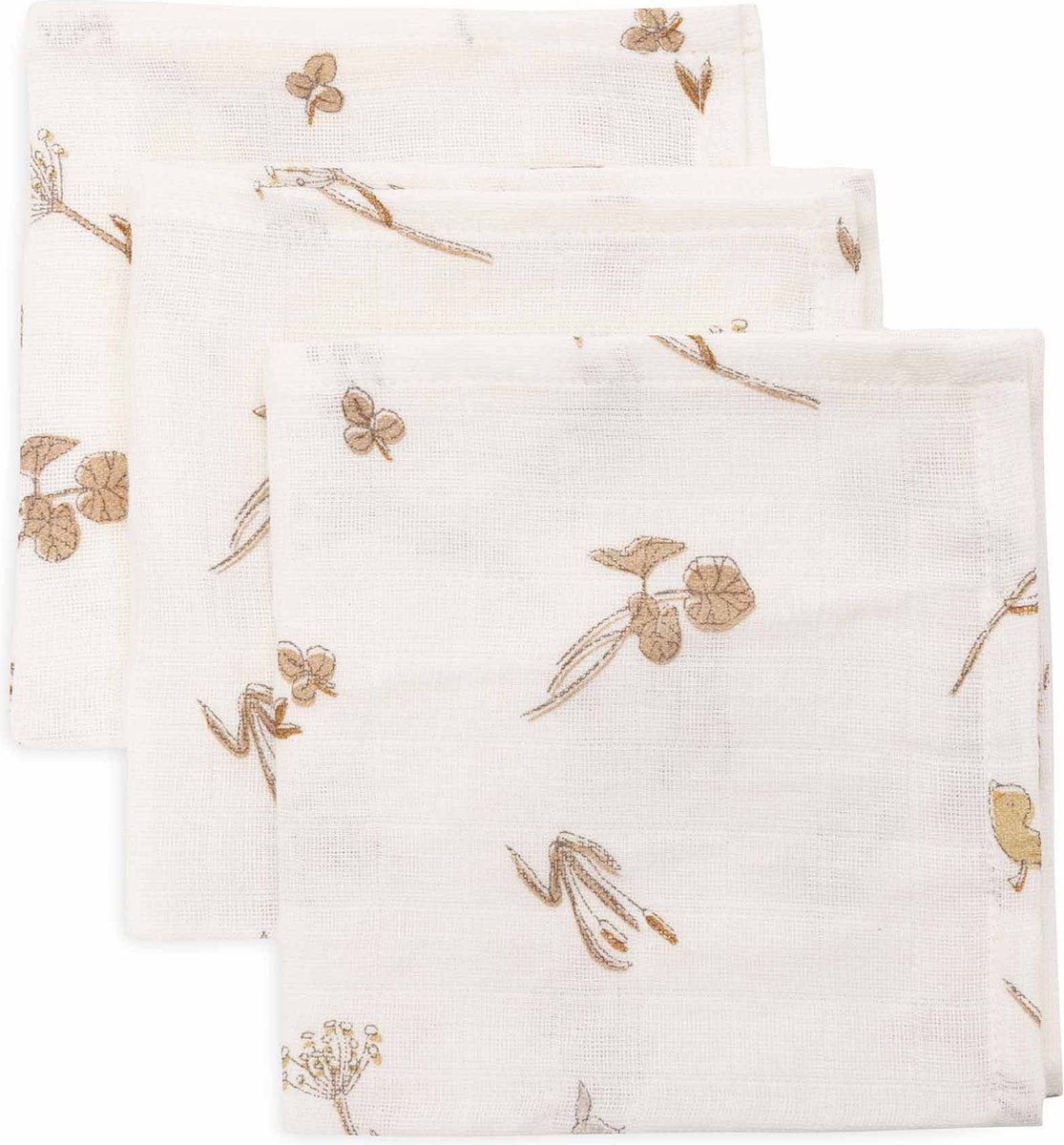 Jollein hydrofiel monddoekje 31x31cm riverside (3pack)