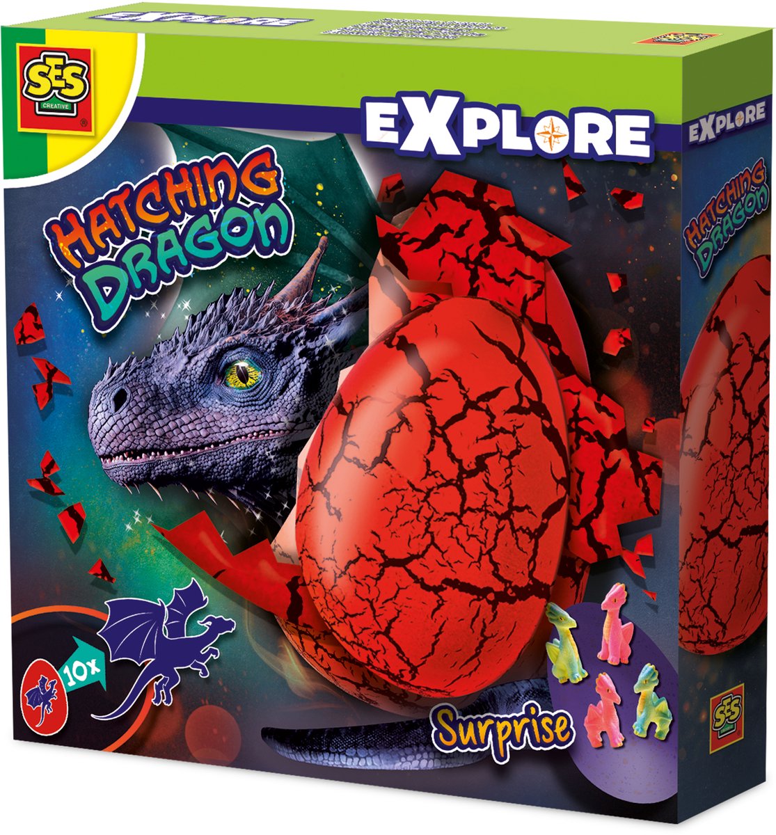 Ses creative ses explore draak uitbroeden