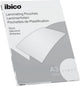 Ibico basics a3 lamineerhoezen, glanzend - 80 micron - 100 stuks - glashelder