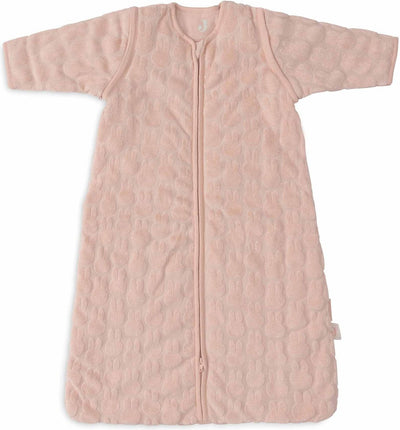 Jollein x nijntje - baby slaapzak winter met afritsbare mouw 70cm - miffy jacquard wild rose - winterslaapzak