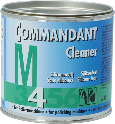 Commandant cleaner m4 - voor poetsmachine - autolak reinigen - geeft nieuwe glans - polijstende werking - verwijdert krasjes - siliconen vrij - 500gr