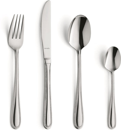 Amefa pearl 24-delige bestekset – 6 personen – zilver – 18 0 chroomstaal – cadeauverpakking