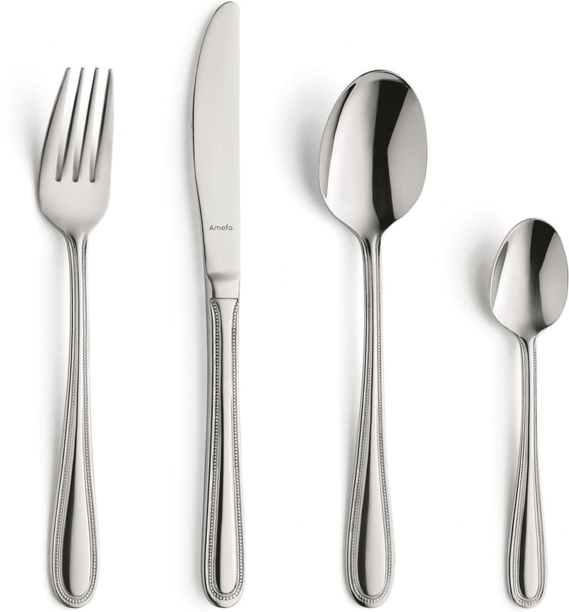 Amefa pearl 24-delige bestekset – 6 personen – zilver – 18 0 chroomstaal – cadeauverpakking