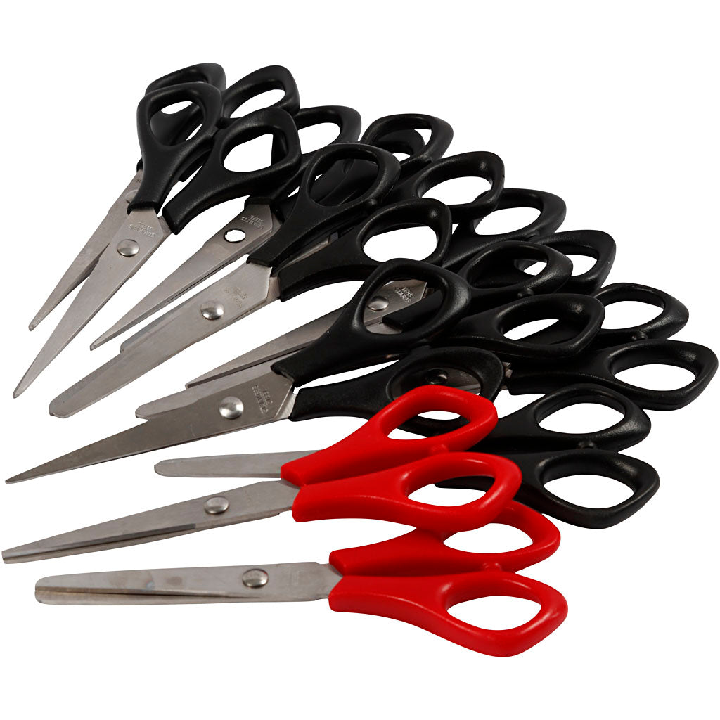 Http: www.cchobby.nl schoolschaar-l-14-cm-rechts-linkshandig-zwart-rood-12-stuk-1-doos
