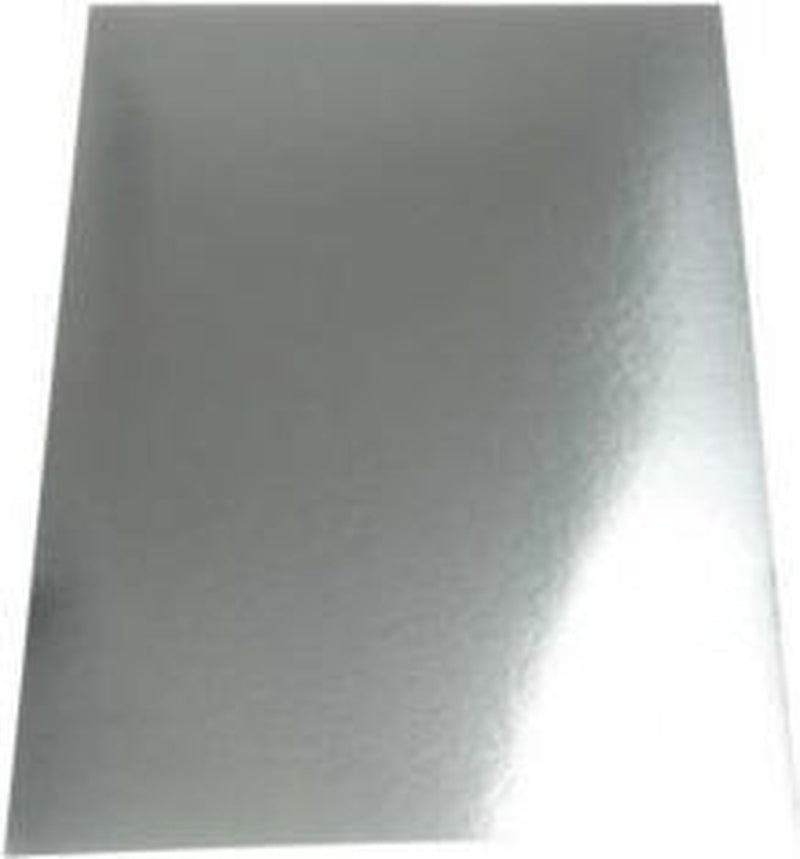 Creativ company metallic foliekarton a4 zilver 10 vel