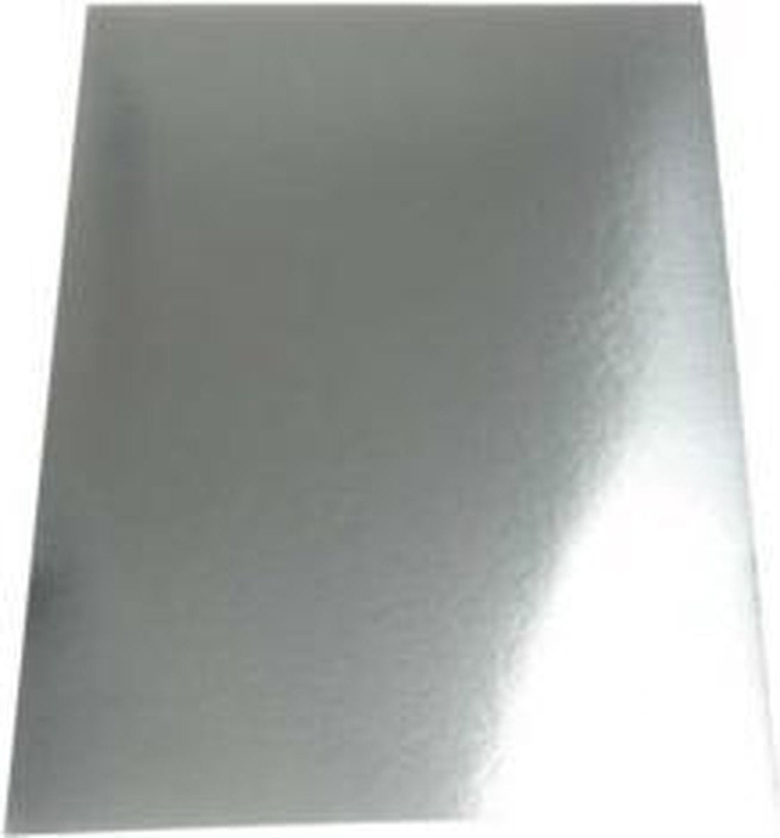 Creativ company cc metallic foliekarton a4 zilver 10 vel