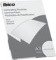 Ibico basics a3 lamineerhoezen, glanzend - 100micron - 100 stuks - glashelder