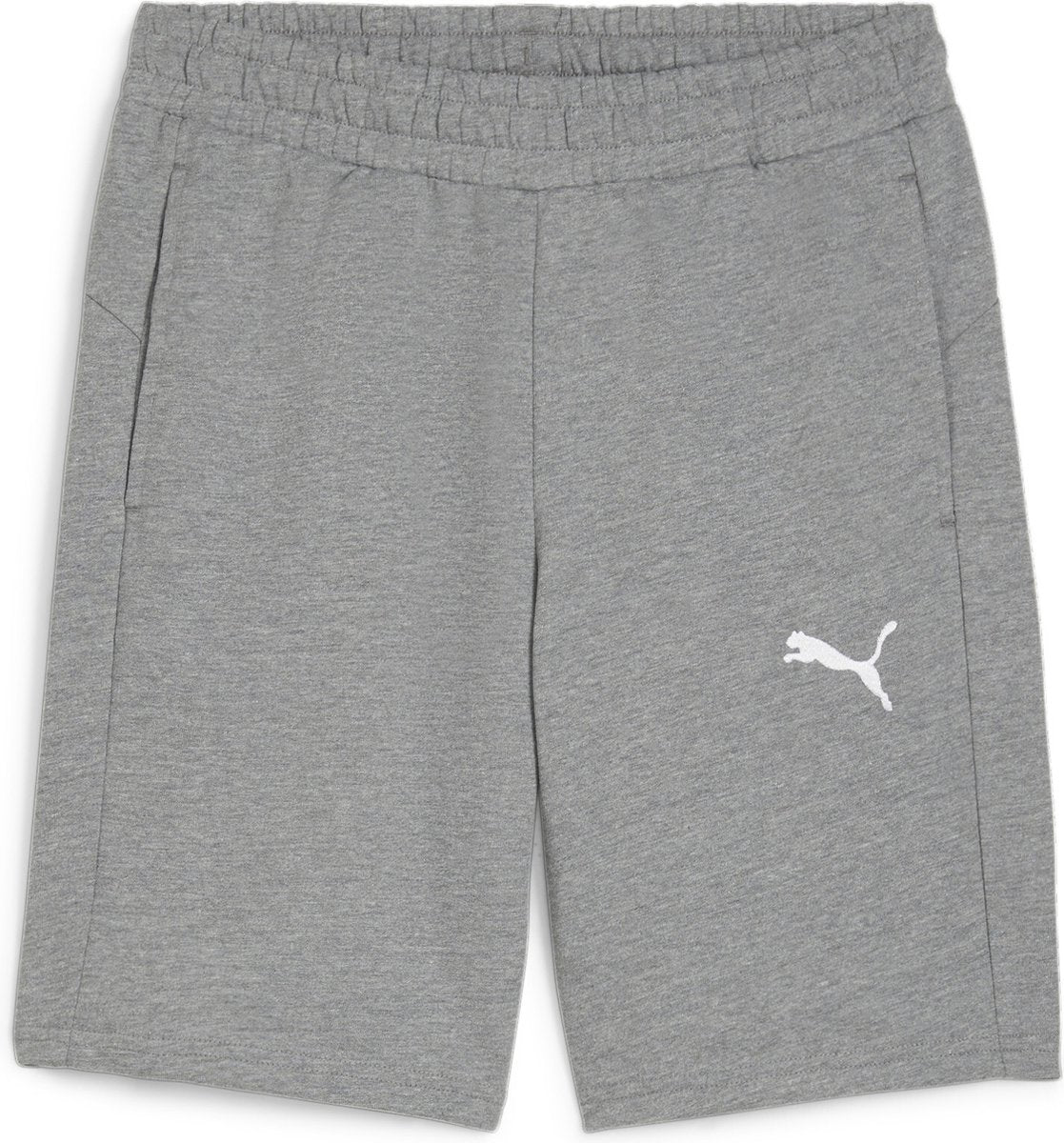Puma teamgoal casuals shorts heren sportbroek - medium gray heather- white
