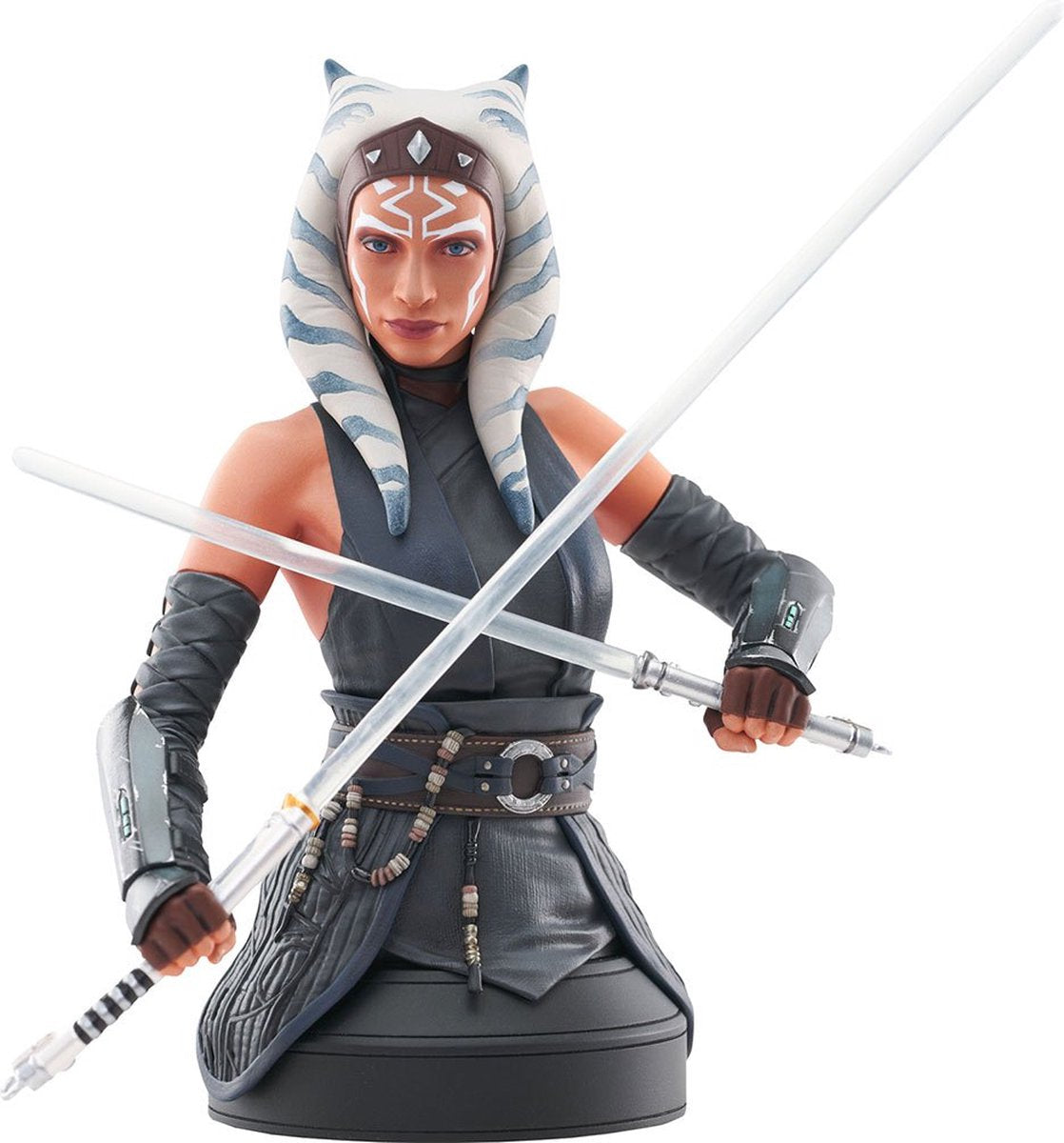 Star wars the mandalorian ahsoka tano mini buste figuur zwart
