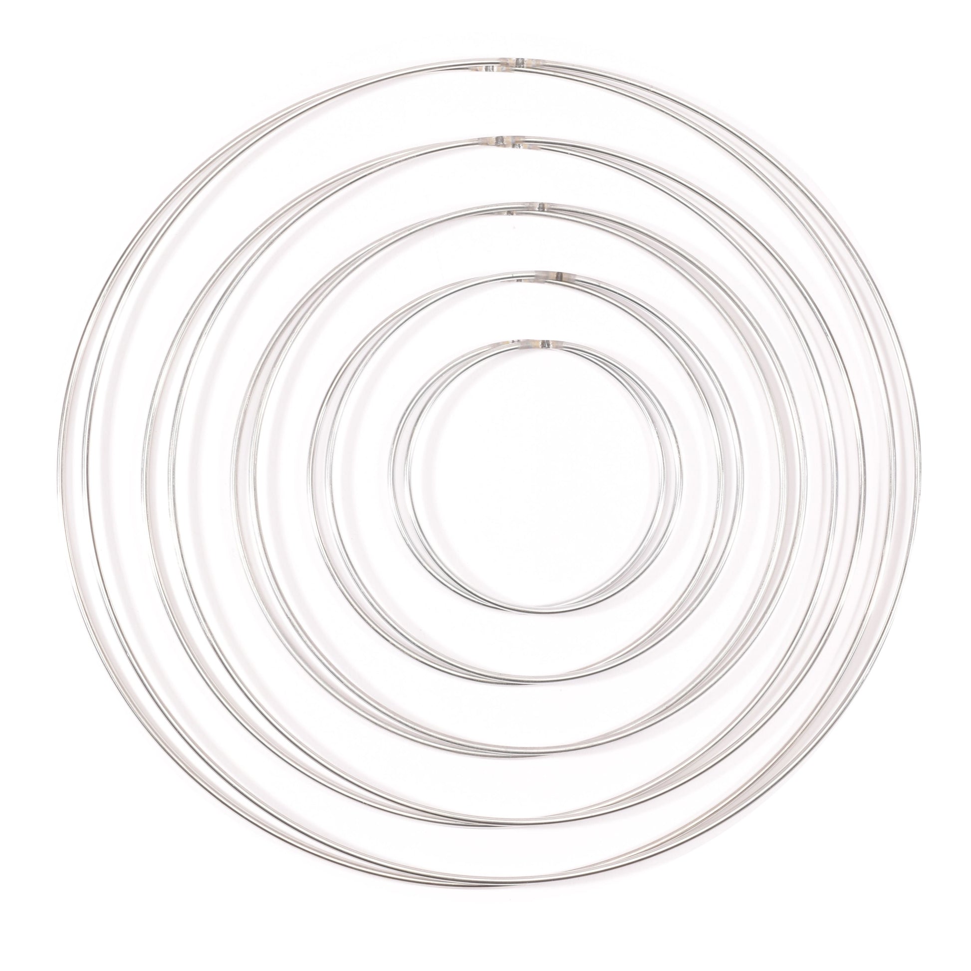 Vaessen creative • metalen ringen set 3mm zilver 10x