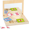 Small foot - houten symmetriespel met spiegel educatief