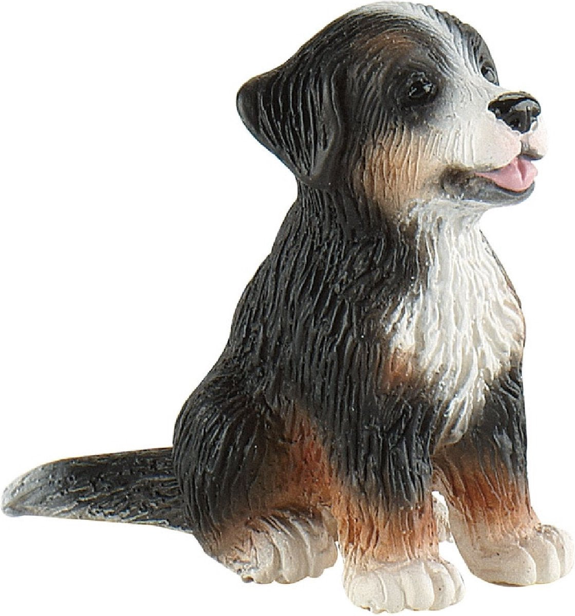 Bullyland 65437 – speelfiguur en verzamelfiguur berner sennenhond puppy joy – ca. 4,5 cm – levensecht en detailrijk vormgegeven – ideaal als taartfiguur en klein cadeautje voor kinderen vanaf 3 jaar.