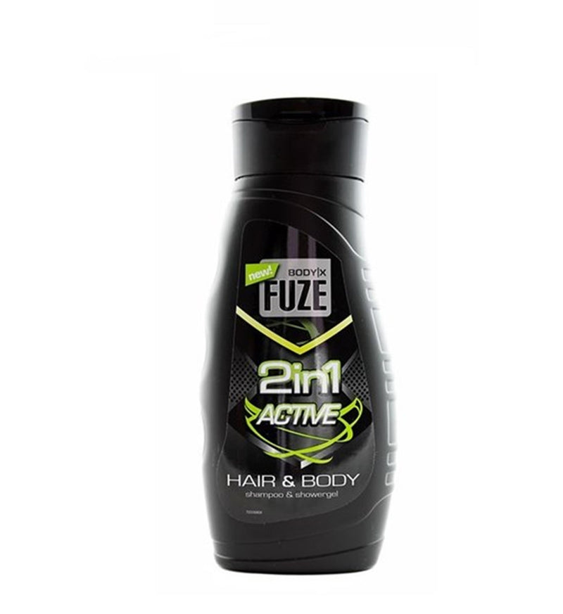 Body-x fuze body hair wash 300ml active