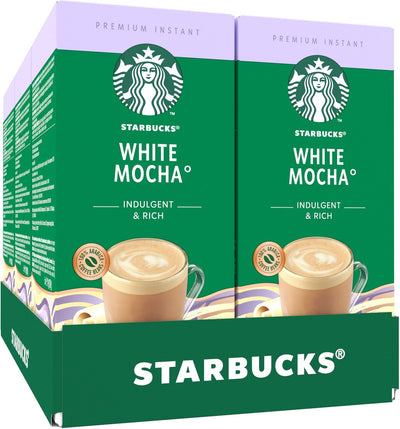 Starbucks white mocha oploskoffie - 6 doosjes x 5 zakjes