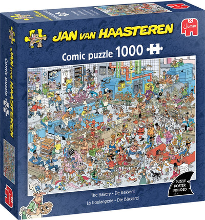 Jan van haasteren de bakkerij - puzzel 1000 stukjes volwassenen - legpuzzels