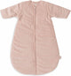 Jollein baby slaapzak winter met afritsbare mouw 90cm - rond - rib wild rose - winterslaapzak