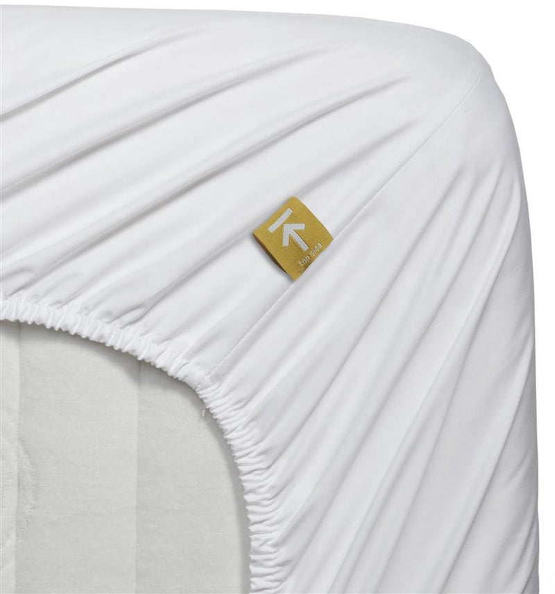 Beddinghouse - percale katoen - hoeslaken - 90x210 cm - wit