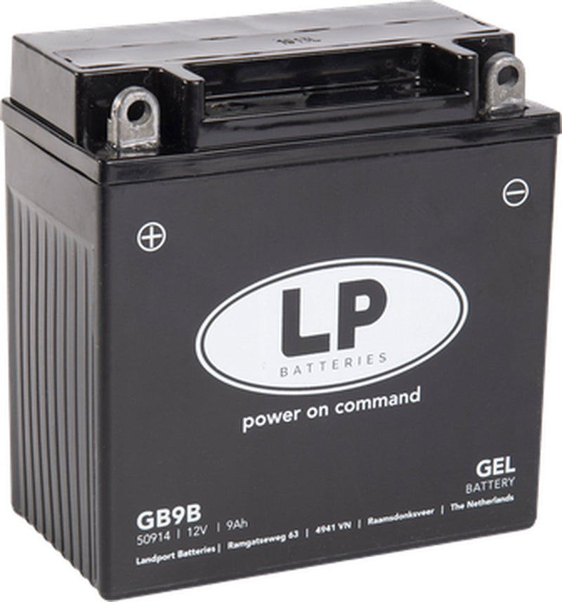 Landport (lp) gb9b motor gel accu 12 volt 9 ah