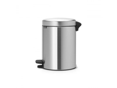 Brabantia pedaalemmer newicon 5 ltr mat steel fingerprintproof