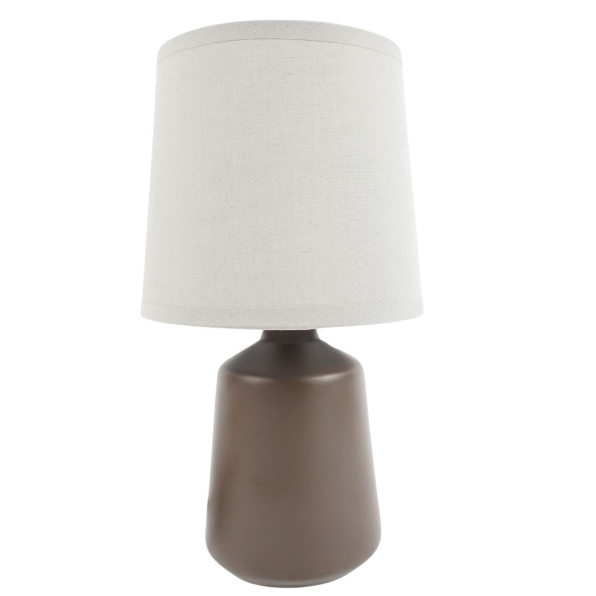 Tafellamp keramiek bruin 27cm