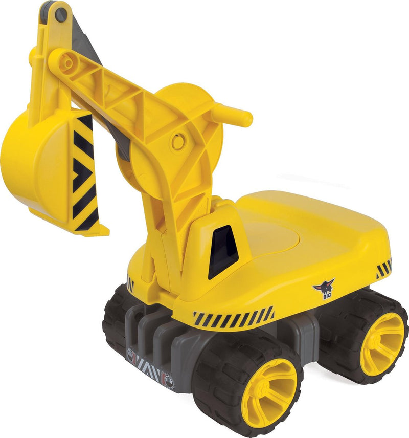 Big - power worker maxi graafmachine - loopauto - werkvoertuig - 50kg belastbaar - vanaf 3 jaar - buitenspeelgoed