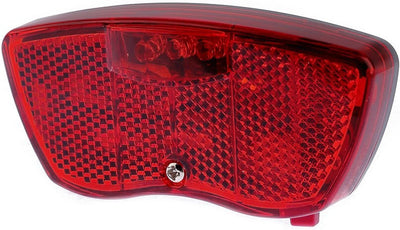 Ikzi dragerachterlicht junior 3x led - rood - werkplaatsverpakking