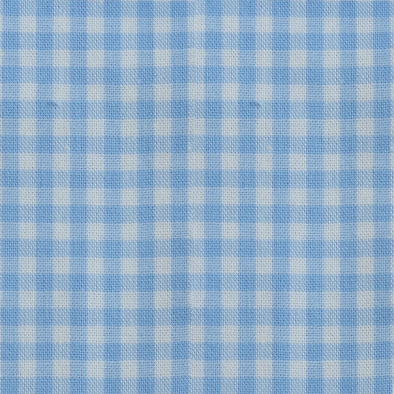 Vaessen creative • coco-ton katoen stof 45x50cm basic lichtblauw ruit