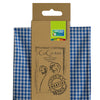 Vaessen creative • coco-ton katoen stof 45x50cm basic middenblauw ruit
