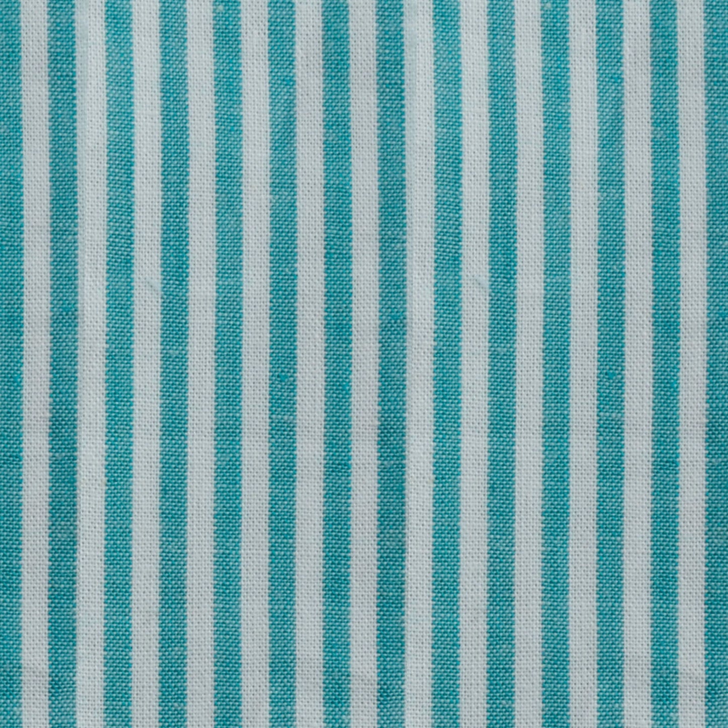 Vaessen creative • coco-ton katoen stof 45x50cm basic turkoois gestreept