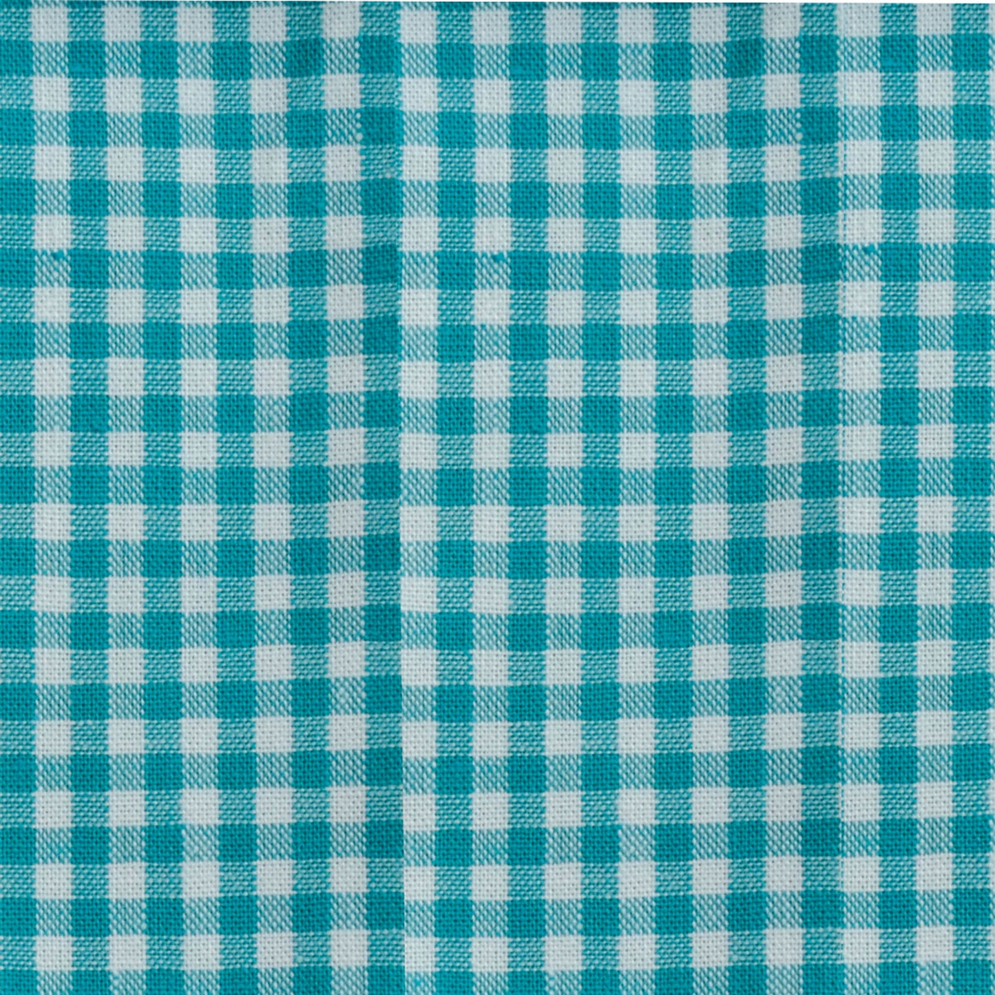 Vaessen creative • coco-ton katoen stof 45x50cm basic turkoois ruit