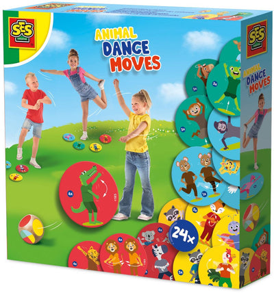 Ses creative dieren dance moves - 24 kaarten met dobbelsteen - vanaf 3 jaar - bewegingsspel - schoencadeautjes sinterklaas
