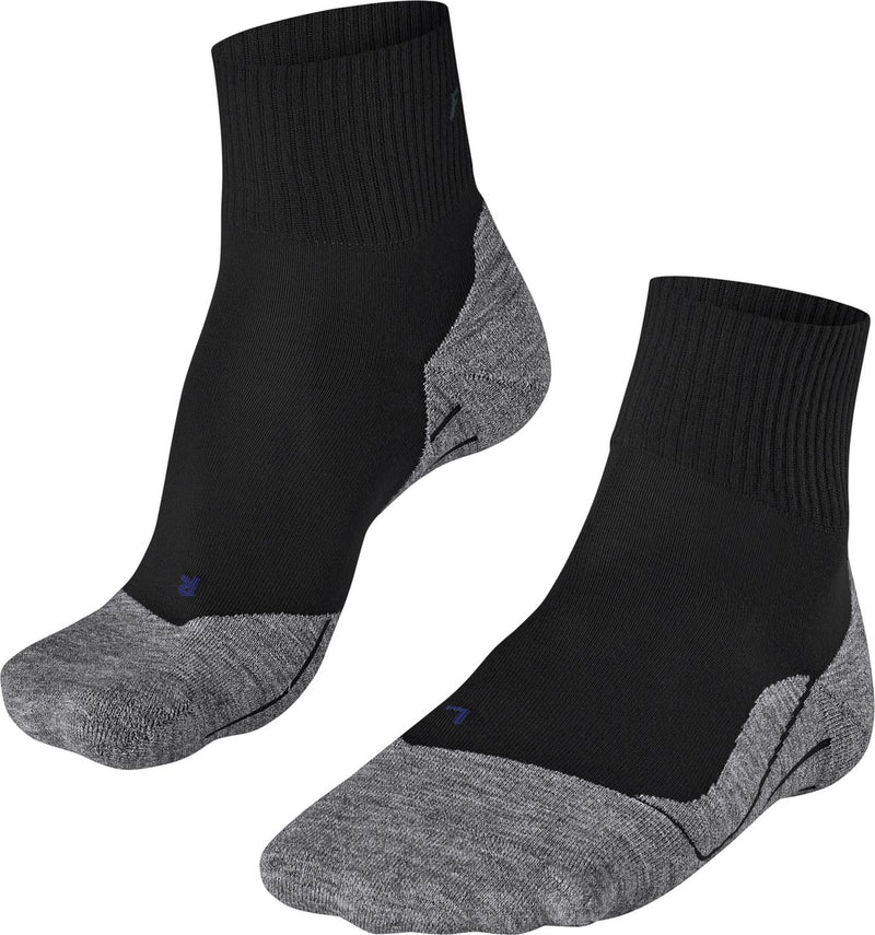 Falke tk5 cool short anti-blaar dun lyocell functioneel materiaal wandelsokken heren zwart - maat 39-41