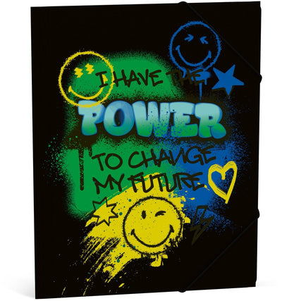 Smileyworld smiley world elastomap a4 - zwart