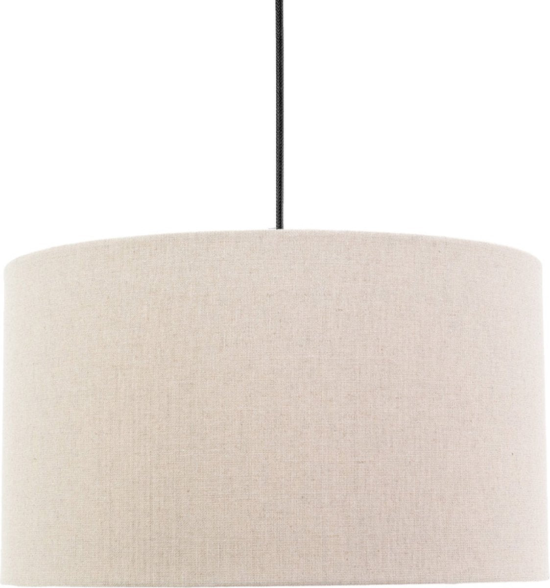 Eglo feniglia hanglamp - e27 - ø 38 cm - beige|zwart - linnen