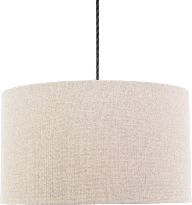 Eglo feniglia hanglamp - e27 - ø 38 cm - beige|zwart - linnen
