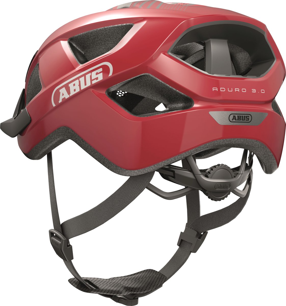 Abus fietshelm aduro 3.0 blaze red m - 52-58 cm - rood - geschikt voor gebruik op elektrische fietsen - stadsfietsen - 300 g