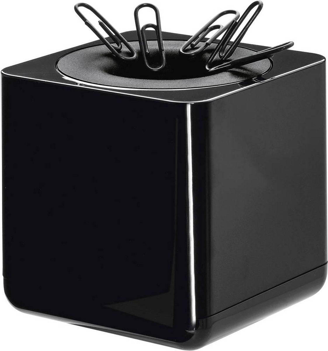 Han papercliphouder - i-line - zwart - magnetisch met rubberen afwerking - ha-17652-13
