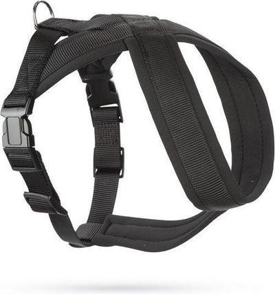 Beeztees sport - hondentuig - nylon - zwart - 74-100 cm