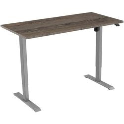 Euroseats bureau grijs, logan b000gr140log 80 x 750-1235 x 140 mm