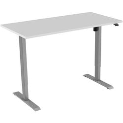 Zit-sta-bureau euroseats 1-motor wit metaal