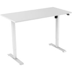 Euroseats bureau wit, wit b000wh140wht 80 x 750-1235 x 140 mm
