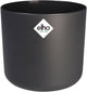 Elho b.for soft rond 18 - bloempot voor binnen - 100% gerecycled plastic - ø 18.3 x h 16.7 cm - antraciet