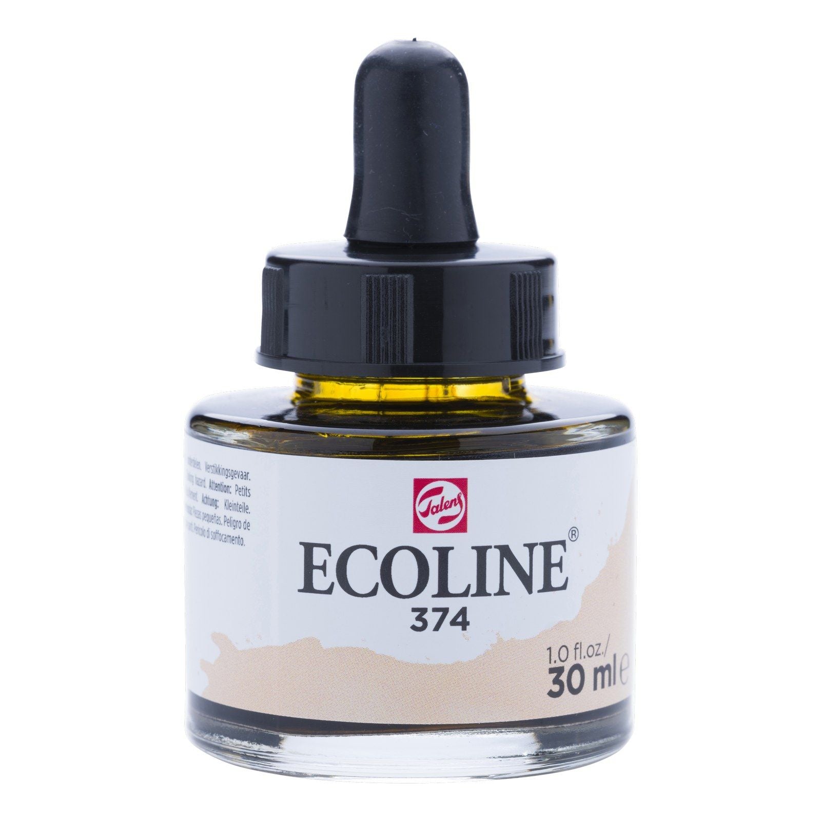 Ecoline • vloeibare waterverf fles 30ml roze beige 374