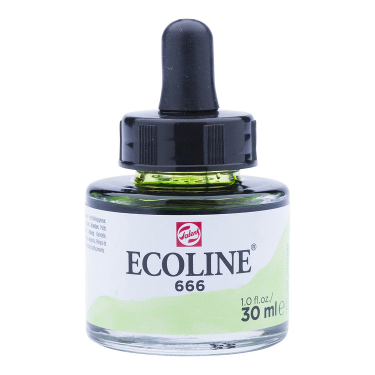 Ecoline • vloeibare waterverf fles 30ml pastelgroen 666