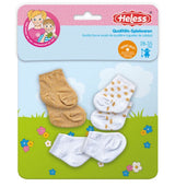 Heless poppensokken glitter - 3 paar, 28-35 cm - afbeelding 1